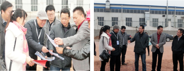 四川省科学技术厅副厅长景世刚等  领导视察集团项目